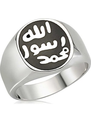 Pazarcan Gümüş Mührü Şerif Erkek Yüzük