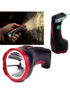 Neler Geldi Neler Şarjlı El Feneri LED Ampul Ile Güçlü Aydınlatma GS-4251 3W Ledli Tutma Ipli Acil Durum Feneri