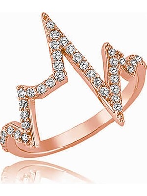 Pazarcan Gümüş Ritmi Bayan Yüzük