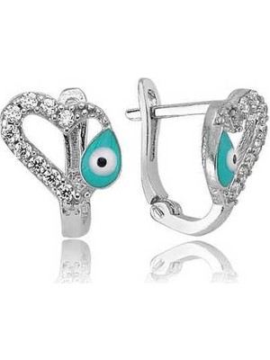 Pazarcan Gümüş Figürlü Çocuk Küpesi