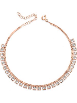 Pazarcan Gümüş Zirkon Taşlı Halhal