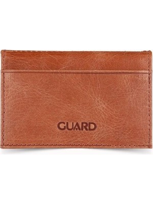 Guard Antik Taba Hakiki Deri Ikiye Katlı Mini Boy Kredi Kartlık - GRD260404WT791