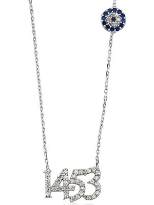 Pazarcan Gümüş 1453 Bayan Kolye