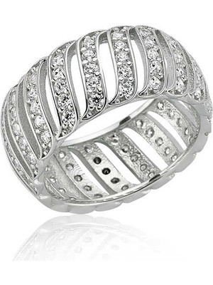 Pazarcan Gümüş Tamtur Bayan Yüzük