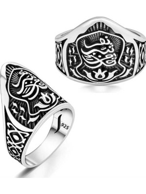 Pazarcan ​gümüş Nali Şerif Başparmak Erkek Yüzük