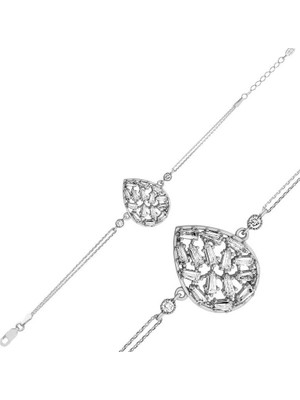 Pazarcan Gümüş Su Bayan Bileklik