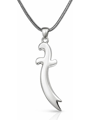 Pazarcan Gümüş Zülfikar Kılıcı Erkek Kolye