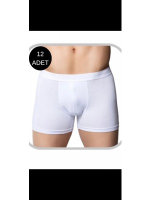 Gümüş Erkek Likralı Boxer 4018 12’li Paket