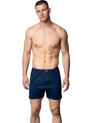 Sedef 3'lü Erkek Rahat Kesim Düğmeli Boxer- 1094