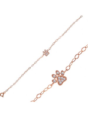 Pazarcan Gümüş Patisi Kadın Bileklik