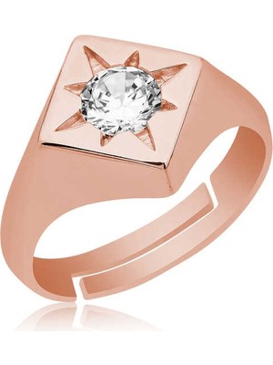 Pazarcan ​gümüş Ayarlanabilir Kutup Yıldızı Şovalye Yüzük