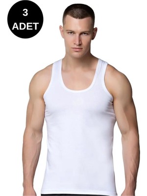 Sedef Erkek Penye Klasik Atlet 3'lü Paket- 1001