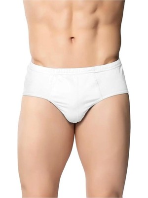 Sedef 6'lı Erkek Slip Külot-Beyaz 1005