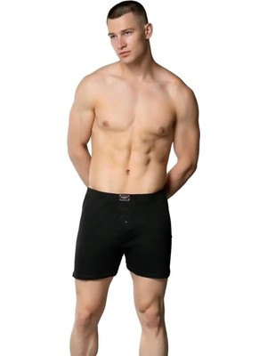 Sedef Erkek Rahat Kesim Düğmeli Boxer 6'lı Paket- 1094