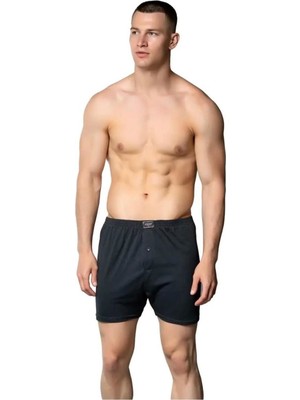 Sedef Erkek Rahat Kesim Düğmeli Boxer 6'lı Paket- 1094