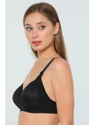 3'lü Telsiz Ince Süngerli Toparlayıcı Sütyen-Liza 301