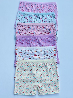 Dondeza Kız Çocuk Premium Kalite 6'lı Pamuklu Boxer