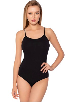 Gümüş 12'li Kadın Ip Askı Çıtçıtlı Body