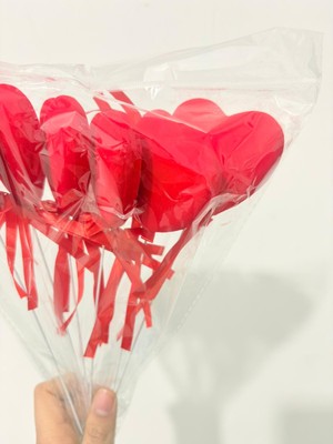 Eng Parti Dünyası 10’lu Kalpli Çubuk Süs Seti – 30 cm Dekoratif Parti ve Organizasyon Süsü