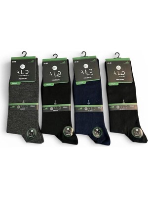 12'li Bambu Dikişsiz Erkek Soket Çorap-Aldano