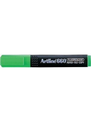 Artline Fosforlu Kalem (İşaret Kalemi) Fosforlu Yeşil 660 (12 Li Paket)