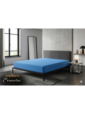 Evanora Home Textile ÇİFT KİŞİLİK Pamuklu Penye Lastikli Çarşaf - Yumuşak Doku