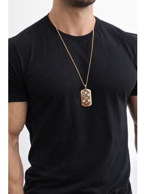 Boncadas Çelik Dualı Kolye