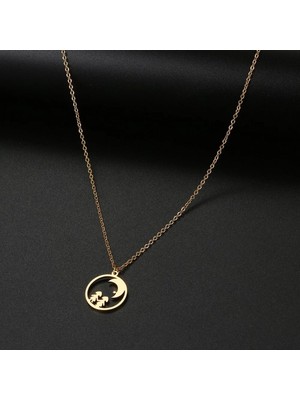 kuyumcudan Ay Işığı Gümüş Kolye