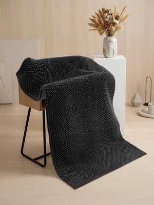 Apex Halı Savona Kaymaz Tabanlı Yıkanabilir Bukle Halı 627 Sv Antrasit