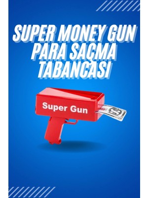 Cansa Kırmızı Çocuklara Özel Para Fırlatma Makinesi Para Saçma Tabancası