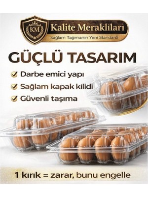 Kalite Meraklıları (150 Adet) 15’li Plastik Yumurta Viyolü – Sağlam & Uzun Ömürlü-
