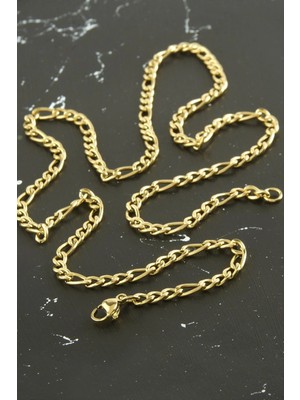 Lowell Home Ieg Oval Zincir Çelik Kolye 55 cm LWLBJT-RSIEG327