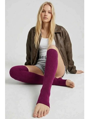 Cotenconcept Parmaksız Tabanlı Ince Fitilli Diz Üstü Pamuk Karışımlı Tozluk