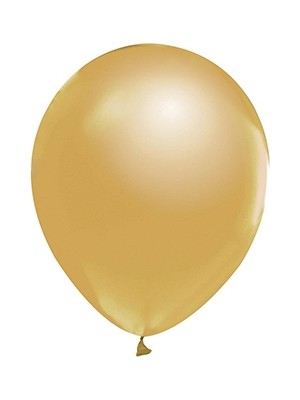 Party Express 12" Metalik Balon 8 Adet - Altın / Gold