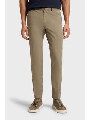 Boss Erkek Normal Bel Daralan Paça Düz Model Cep Detay Yeşil Pantolon 50543945-252