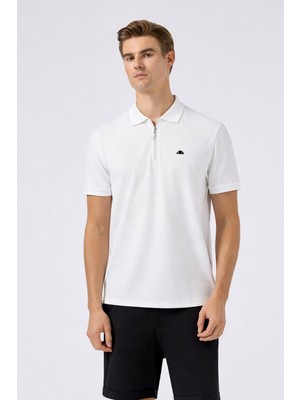 Ellesse M-6SM5048-OF Erkek Polo Yaka Beyaz Tshirt