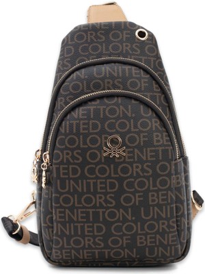 Benetton BNT_1766 28,5X16,5X6 Çapraz Kahverengi Kadın Çanta