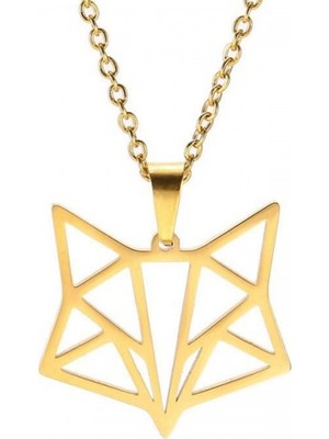 kuyumcudan Origami Tilki Gold Kaplama - V154