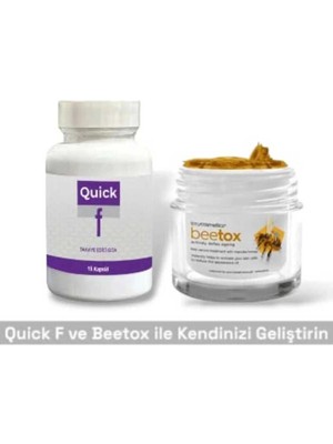 Süper Quick F Destekleyici 15'li + Bee Tox Arı Zehri Krem