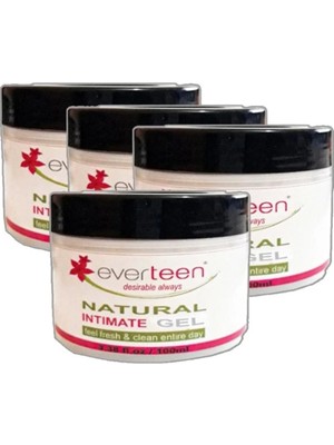Süper Everteen Intim Gel 4TANEX100 ml Ölçeğinde Kadın Hijyenikjeli Natural