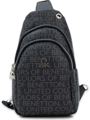 Benetton BNT_1766 28,5X16,5X6 Çapraz Siyah Kadın Çanta