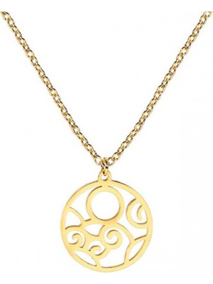 kuyumcudan Desenli Lazer Gold Kaplama - V041