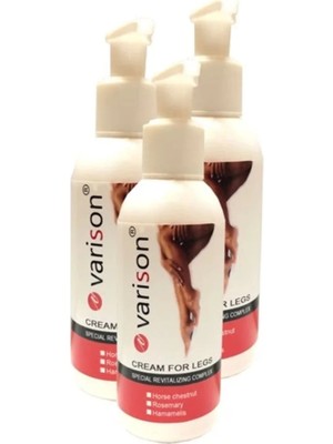 Süper Varison Cream Dizbacak Bakım Kremi 120 ml 3 Adet