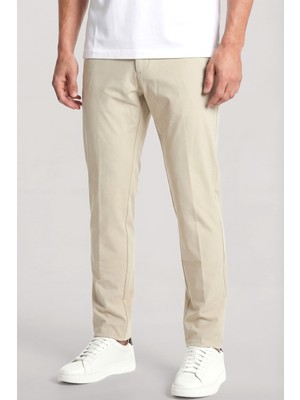 Paul & Shark Erkek Normal Bel Boru Paça Günlük Kullanım Bej1 Pantolon 25414079-629