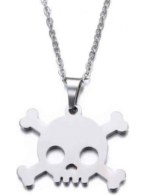 kuyumcudan Kuru Kafa Gümüş Kolye - V122