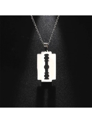 kuyumcudan Jilet Kesim Gümüş Kolye - V072