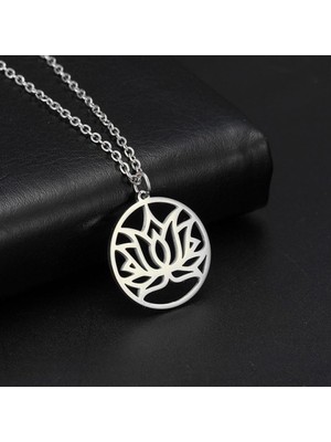 kuyumcudan Lotus Çiçeği Gümüş - V130