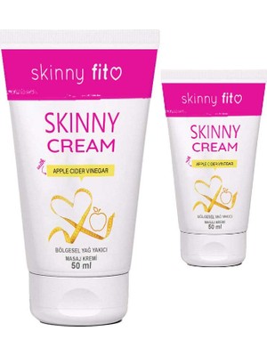 Skinny Fit Skinnyfit 2 Adet Elma Sirkesi Ana Malzemeli Yaza Hazırlık Vücut Bakım Kremi