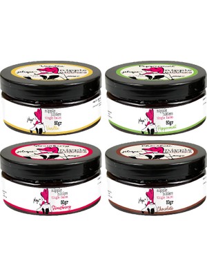 Nipple Nibblers Tingle Vanilla+Çilek+Çikolata+Nane Aromalı Memeucu Uyarıcılı Balsam 50şer ml 4lü Göğüskremi Seti