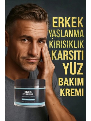 Men's Anti-Wrinkle Cream Erkek Yüz Bakım Kremi 100 ml